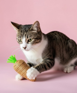 Zanahoria para gato de yute