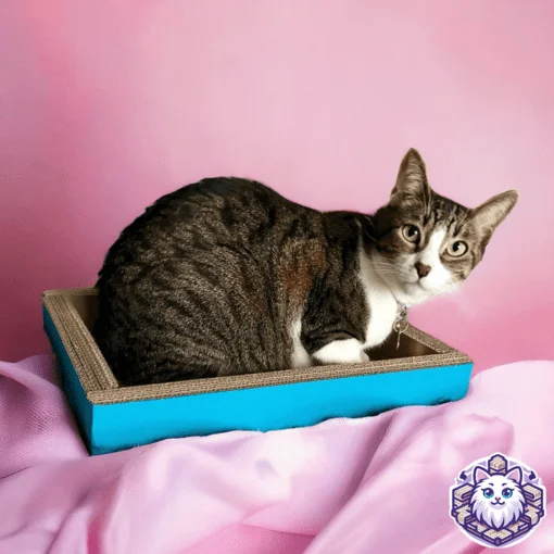 cama para gato de carton