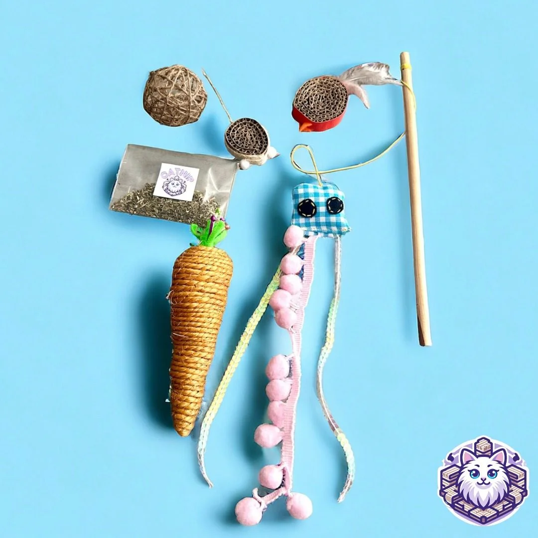 Kit de Juguetes para Gatos Kitty Scratch