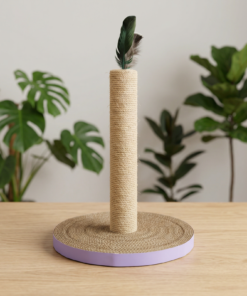 Tubo Rascador con Plumas Grande para Gato | Kittyscratch
